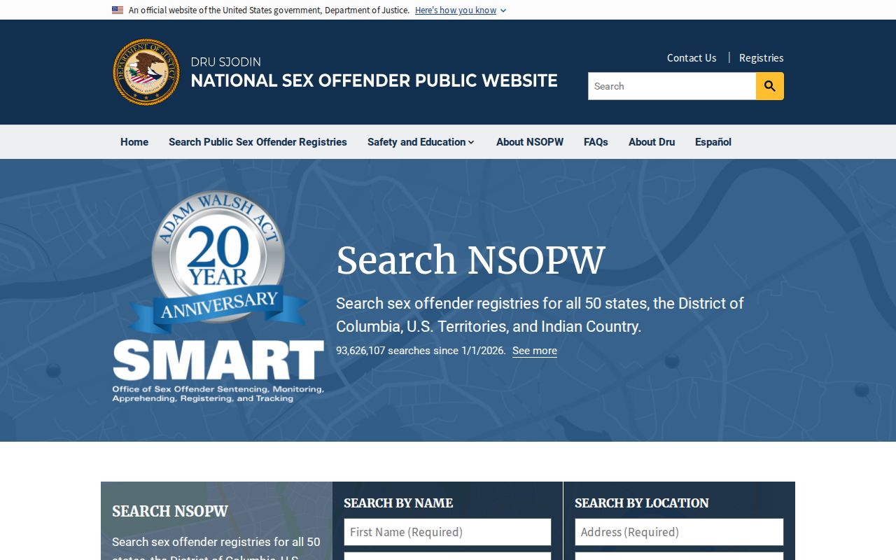 Rhea County sex offender search national NSOPW layer